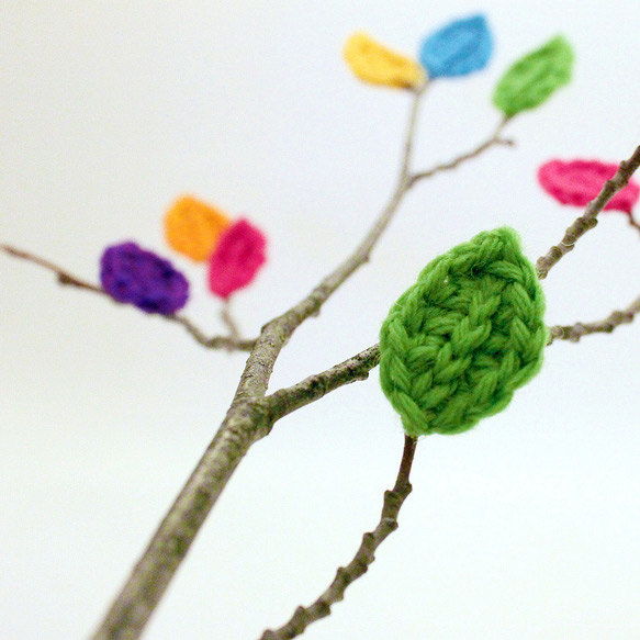 Crochet Leaves 