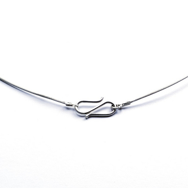 Silver Necklace Latch 